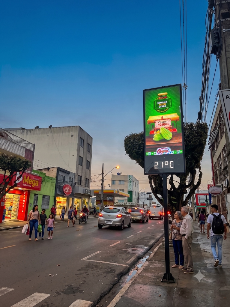 Painel Totem de LED em Amargosa na Av. Maracanã