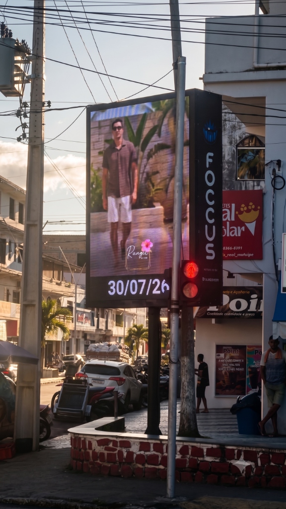 Painel Totem de LED em Mutuípe na Av. Beira Rio